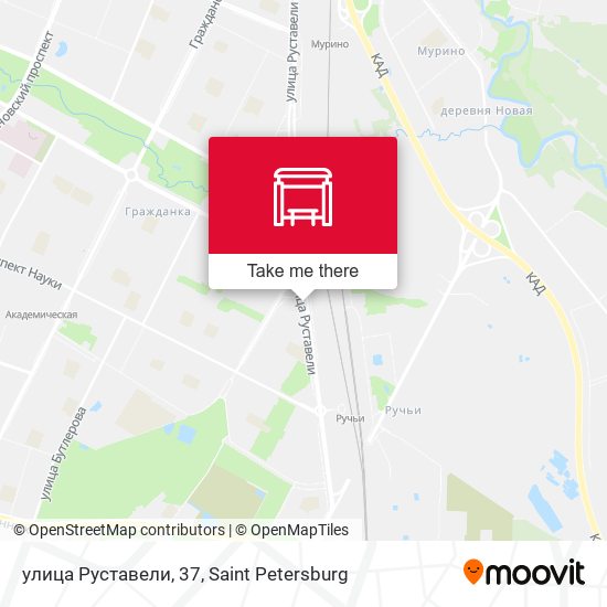 улица Руставели, 37 map
