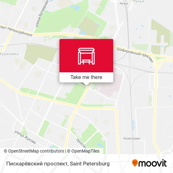 Пискарёвский проспект map