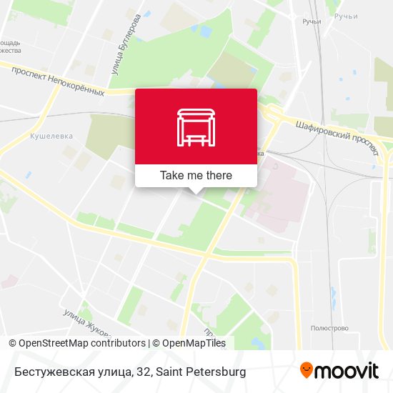 Бестужевская улица, 32 map