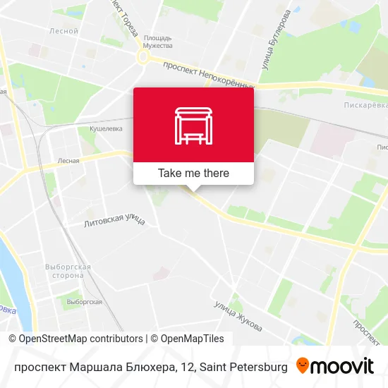 проспект Маршала Блюхера, 12 map