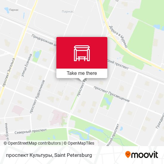 проспект Культуры map