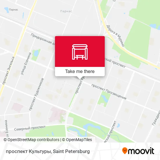 проспект Культуры map