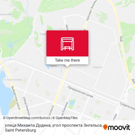 улица Михаила Дудина, угол проспекта Энгельса map