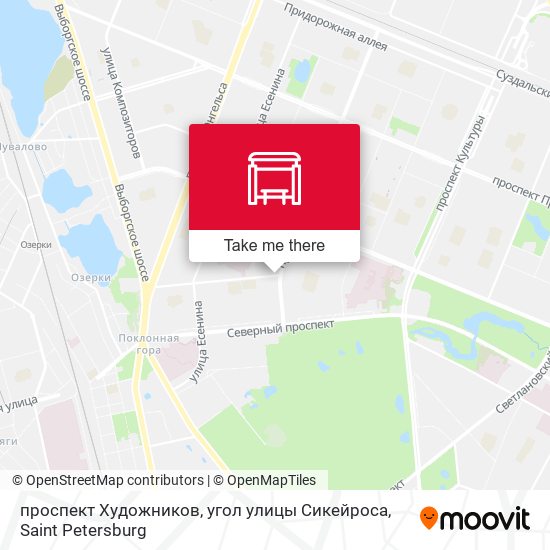 проспект Художников, угол  улицы Сикейроса map