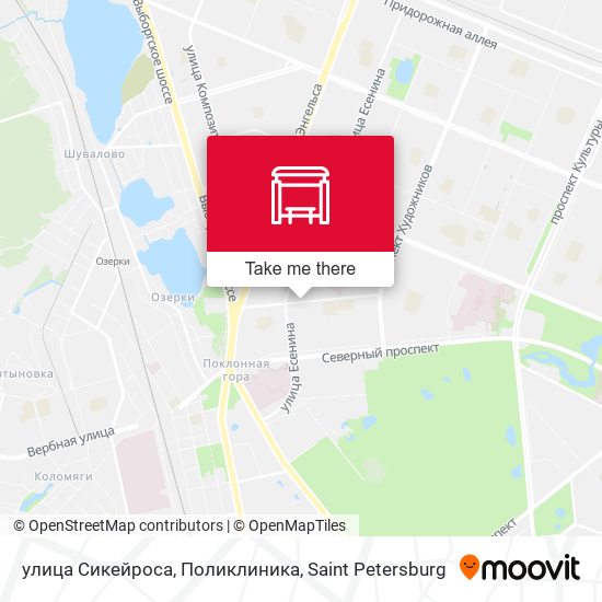 улица Сикейроса, Поликлиника map