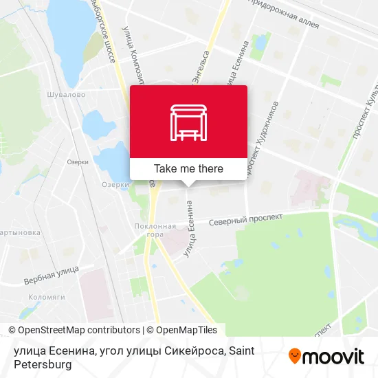 улица Есенина, угол улицы Сикейроса map