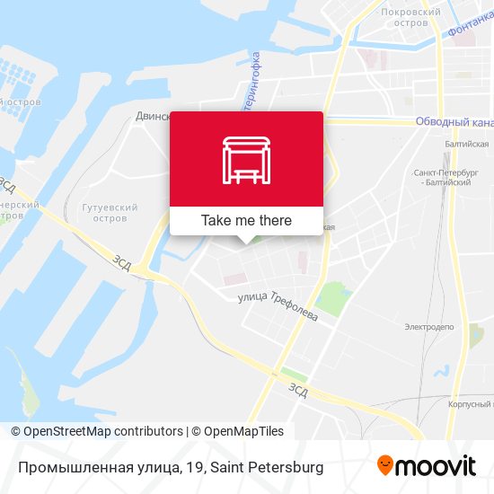 Промышленная улица, 19 map