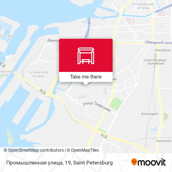 Промышленная улица, 19 map