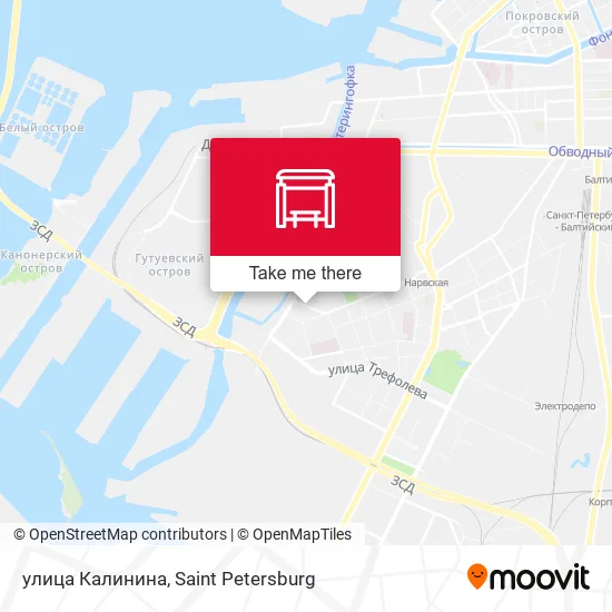 улица Калинина map