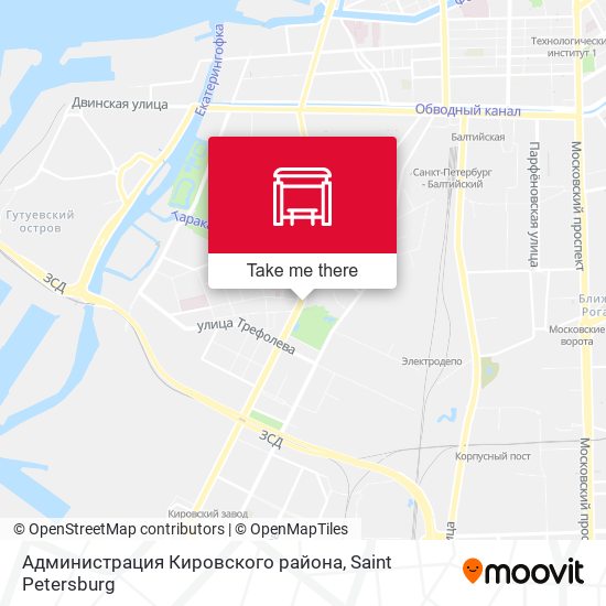 Администрация Кировского района map