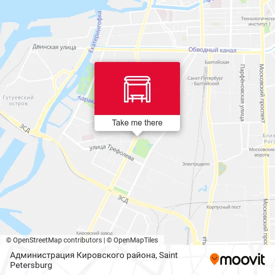 Администрация Кировского района map