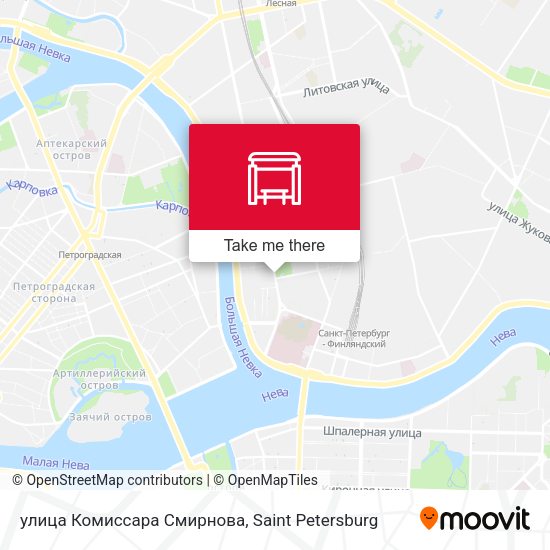 улица Комиссара Смирнова map