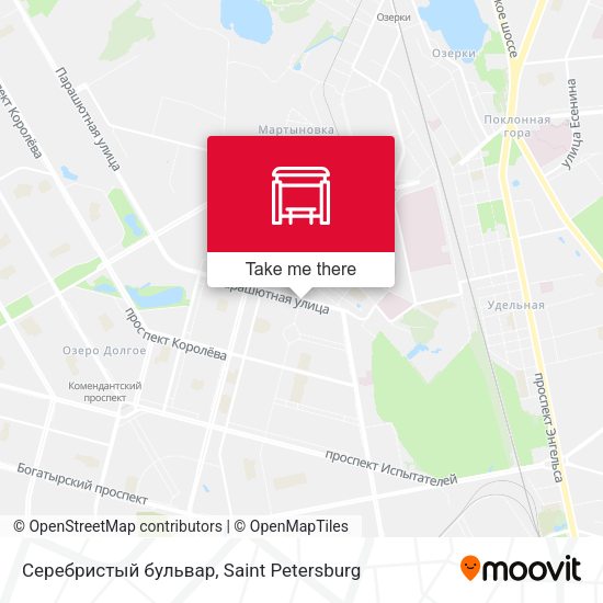 Серебристый бульвар map