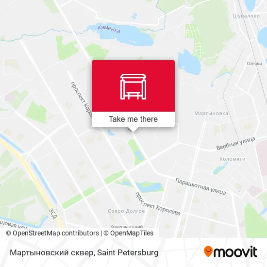 Мартыновский сквер map