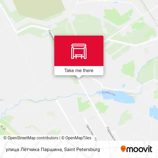 улица Лётчика Паршина map