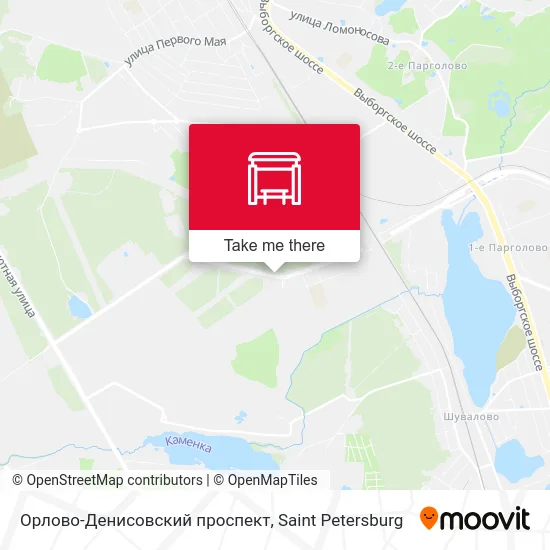 Орлово-Денисовский проспект map