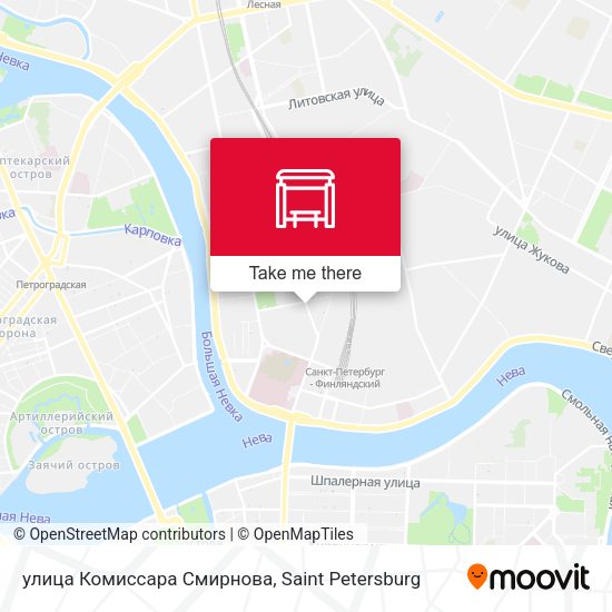 улица Комиссара Смирнова map