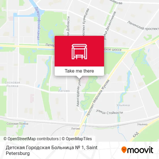 Детская Городская Больница № 1 map