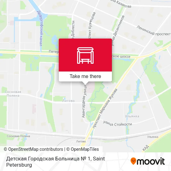 Детская Городская Больница № 1 map