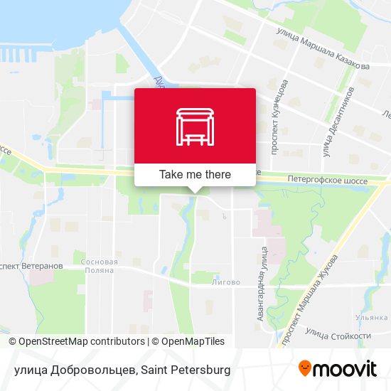 улица Добровольцев map