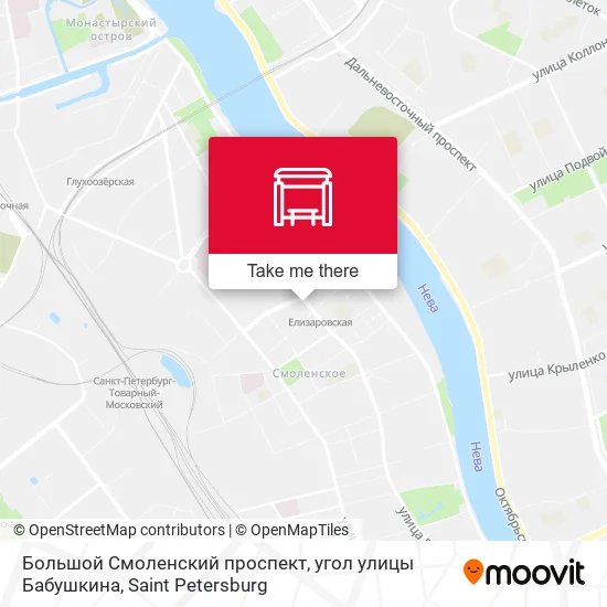 Большой Смоленский проспект, угол улицы Бабушкина map