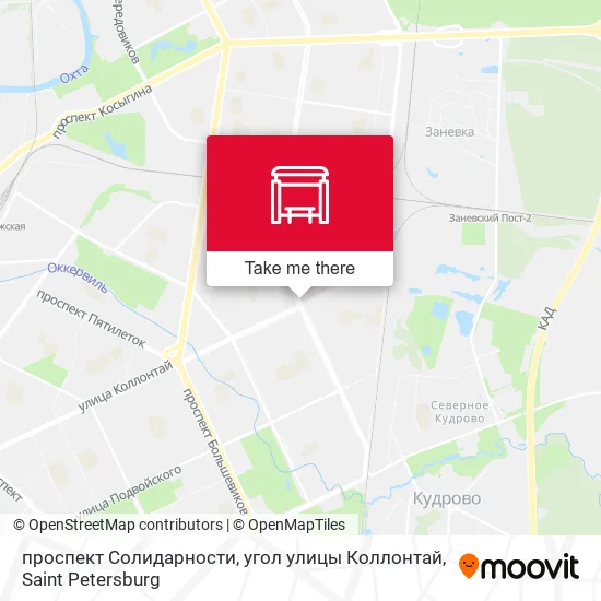 проспект Солидарности, угол улицы Коллонтай map