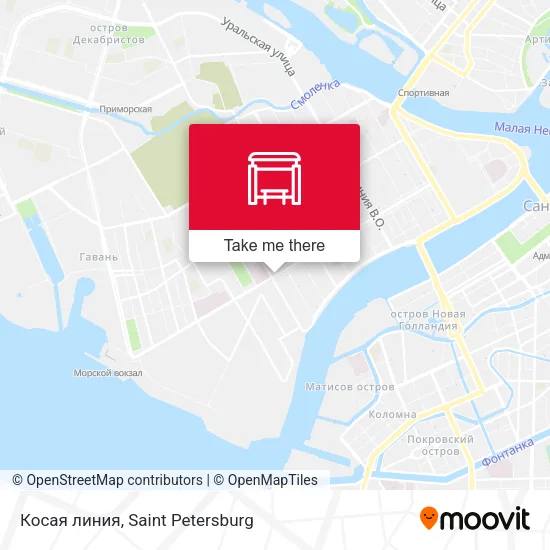 Косая линия map