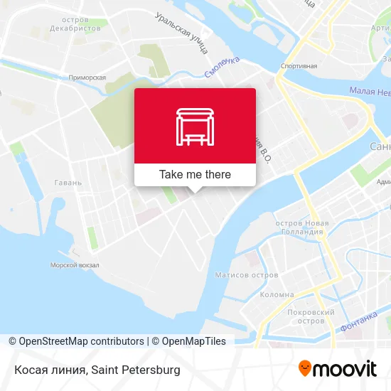 Косая линия map