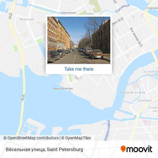 Вёсельная улица map