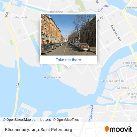 Вёсельная улица map