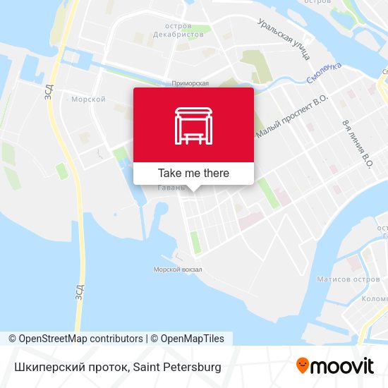 Шкиперский проток map