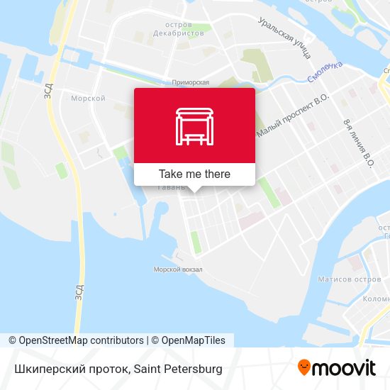 Шкиперский проток map