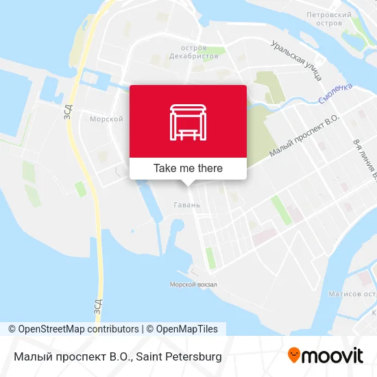 Малый проспект В.О. map
