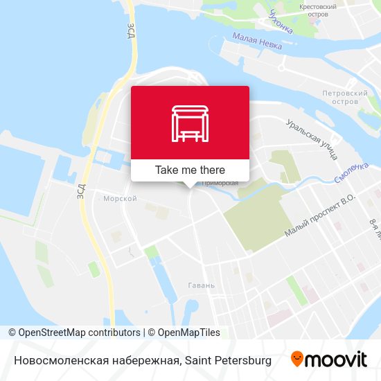 Новосмоленская набережная map