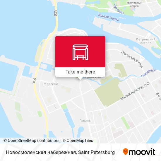 Новосмоленская набережная map