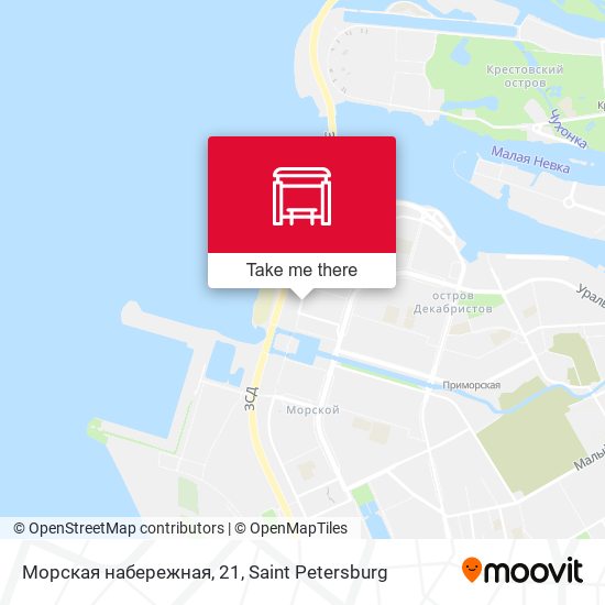 Морская набережная, 21 map