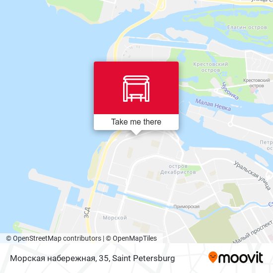 Морская набережная, 35 map