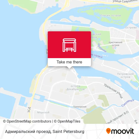 Адмиральский проезд map