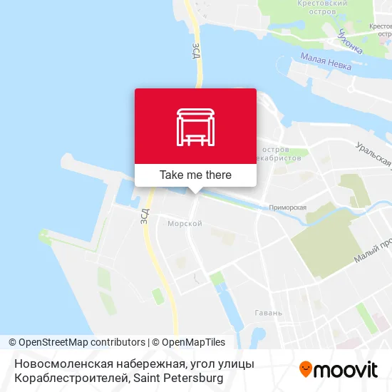 Новосмоленская набережная, угол улицы Кораблестроителей map