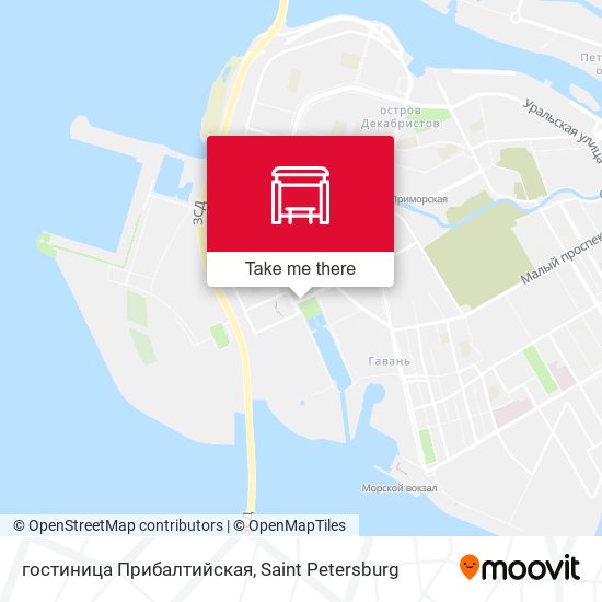 гостиница Прибалтийская map