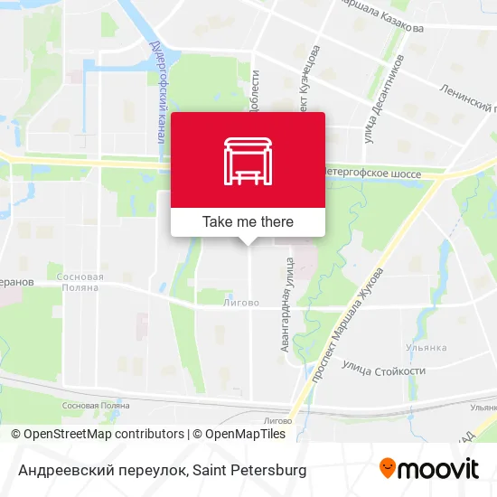 Андреевский переулок map