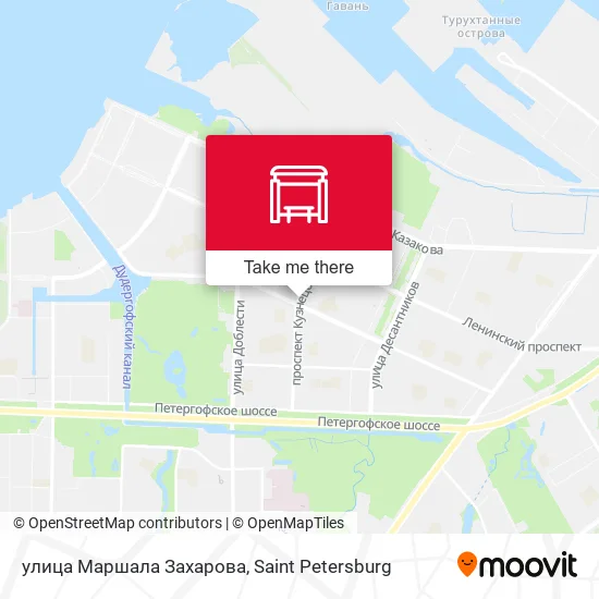 улица Маршала Захарова map