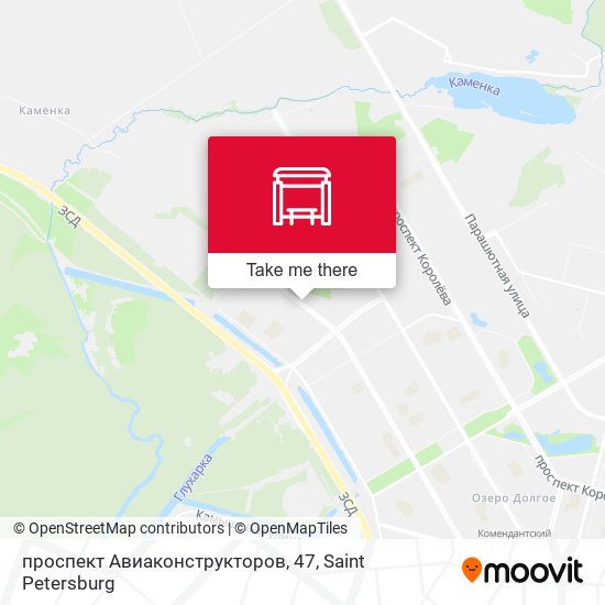 проспект Авиаконструкторов, 47 map