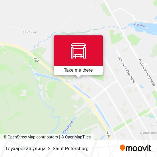 Глухарская улица, 2 map