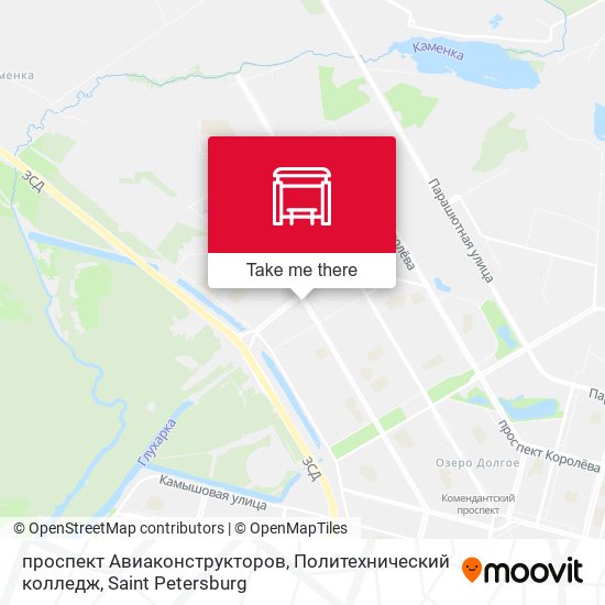 проспект Авиаконструкторов, Политехнический колледж map