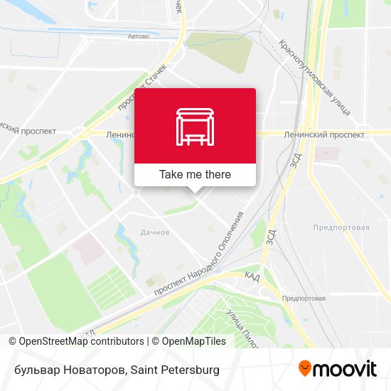бульвар Новаторов map