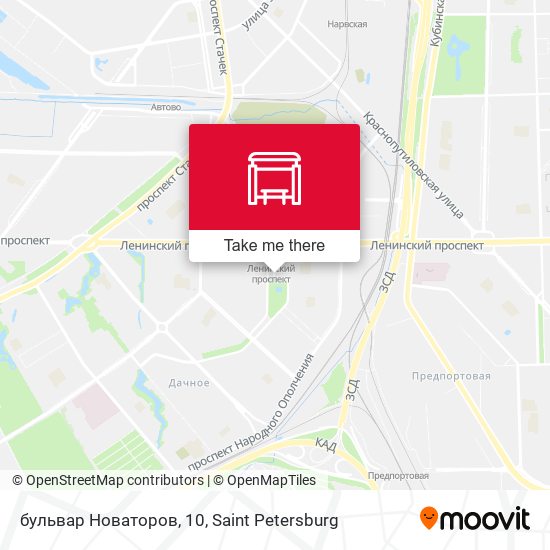 бульвар Новаторов, 10 map