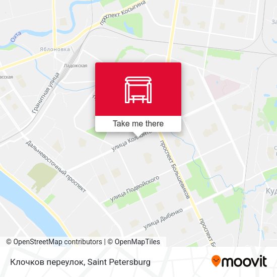 Клочков переулок map
