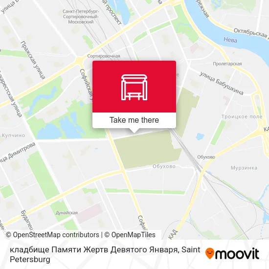 кладбище Памяти Жертв Девятого Января map