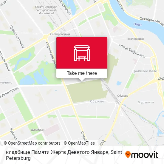 кладбище Памяти Жертв Девятого Января map